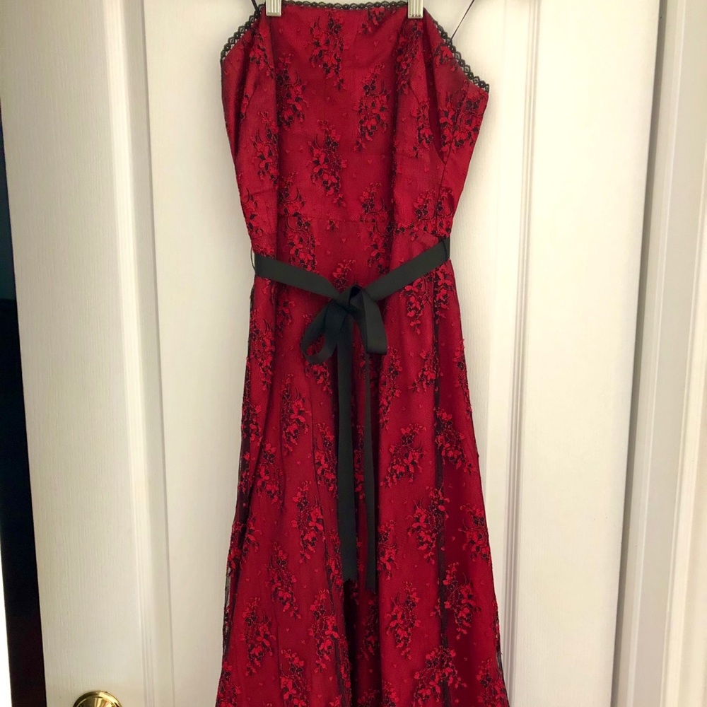 SCENE formal strapless dress